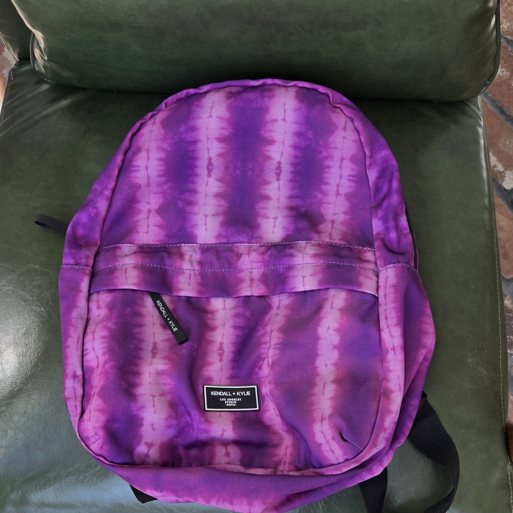 Kendall & Kylie Purple Tie-Dye Backpack